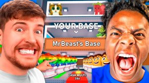 Я ТАЙНО ЗАШЁЛ на Аккаунты МИСТЕР БИСТ и IShowSpeed в Steal a Brainrot Роблокс