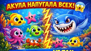 МАЛЕНЬКИЕ РЫБКИ И АКУЛА 😱 Чем всё закончилось?!