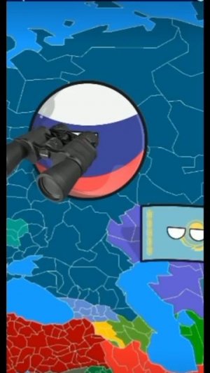Россия смотрит что происходит в северной Америке #сваты6 #countryballs #countryballs