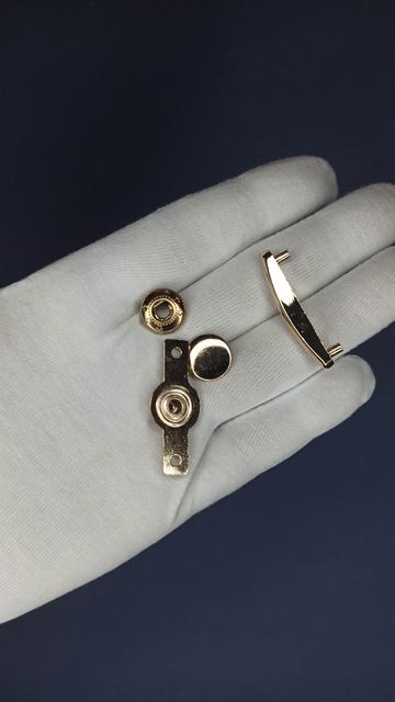 Кнопка декоративная золото (заколка), Артикул 03853