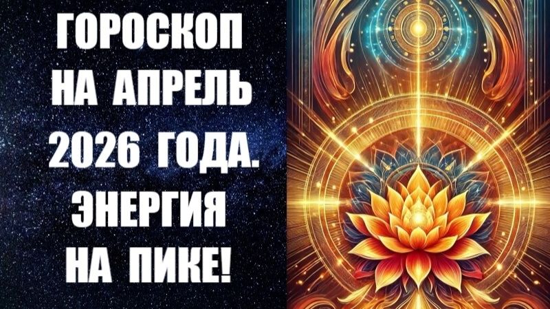 ГОРОСКОП НА АПРЕЛЬ 2026 ГОДА. ЭНЕРГИЯ НА ПИКЕ! Астропрогноз на апрель от Анны Фалилеевой