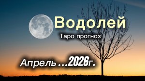 ВОДОЛЕЙ ‼️АПРЕЛЬ 2026 таро гороскоп!  #таро #водолей