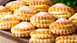 Лучший рецепт творожного печенья! Мягкое, нежное! Простая и быстрая выпечка к чаю