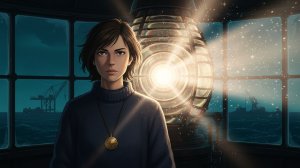 Она зажигает маяк для никого 🌊💡 Стиль Ghibli АСМР