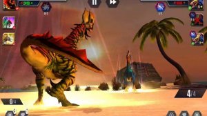 Победила Галлимимы герои « Я играю в Jurassik world the Game »