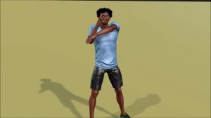 Спортивная разминка 3Д анимация