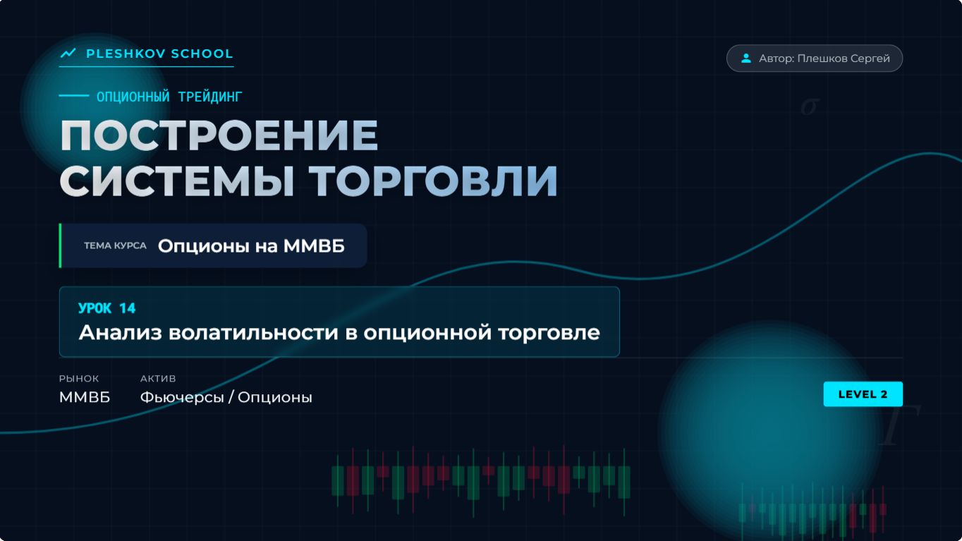 Урок 14: Анализ волатильности в опционной торговле