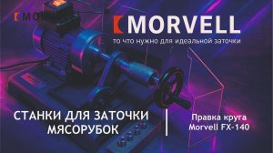 Станок для заточки ножей для мясорубки. Правка заточного круга.