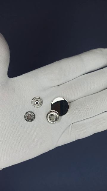 Кнопка никель 1,7 см, Артикул 03874