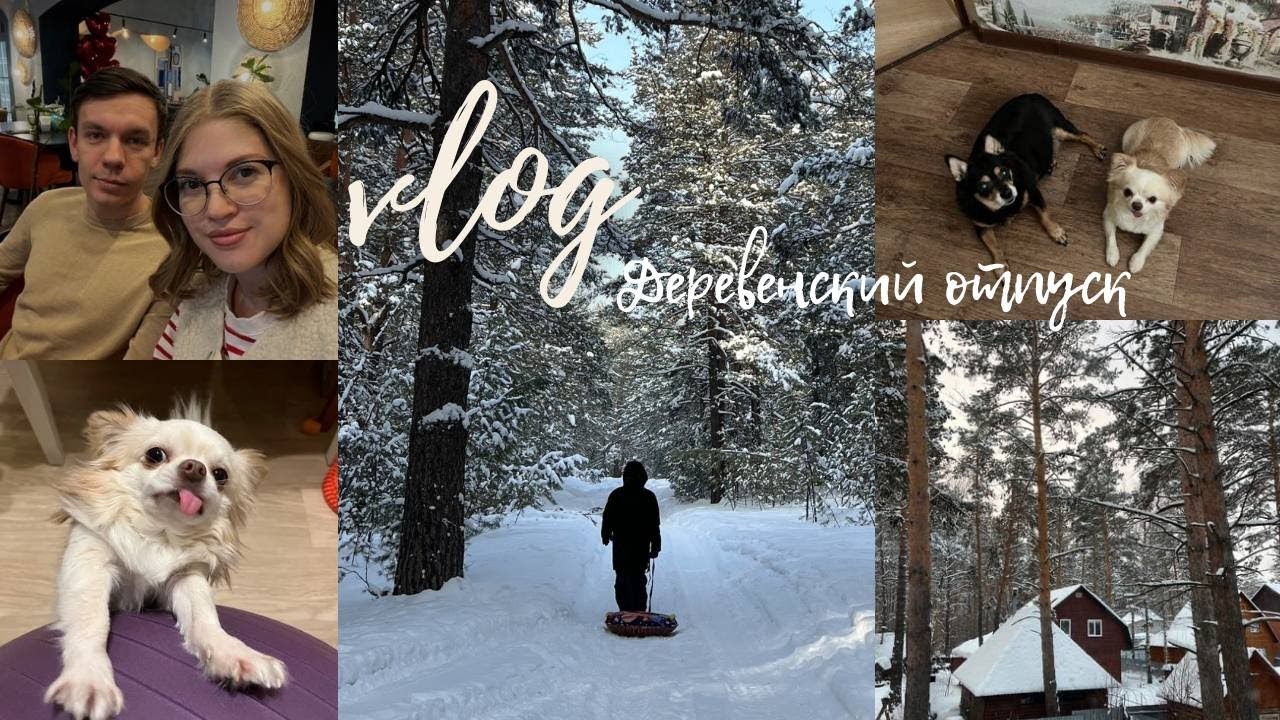 ВЛОГ: Деревенский отпуск на 2 недели: жизнь с собаками и курицами