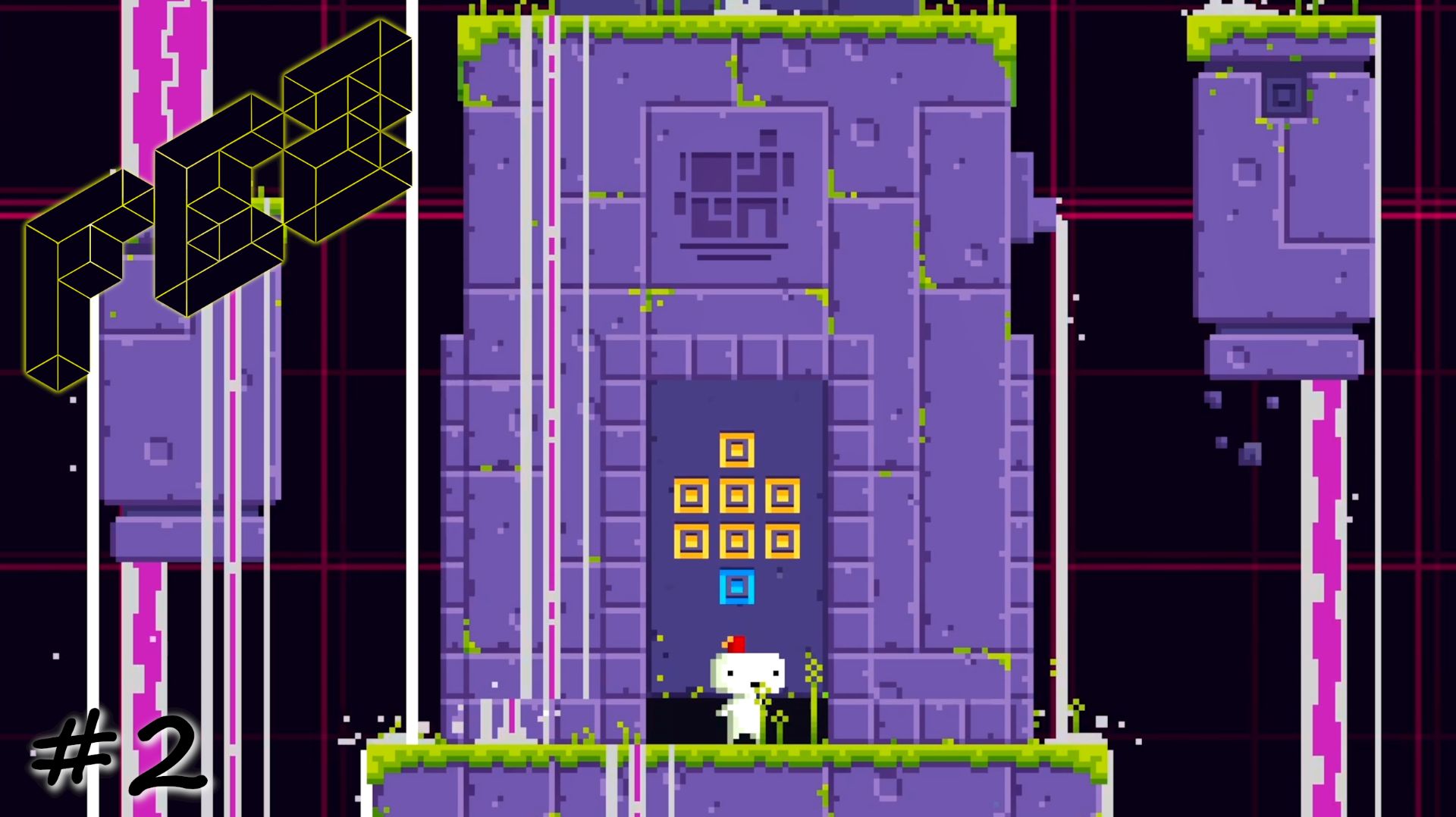 Открытие запертых на кубы дверей - #2 - FEZ