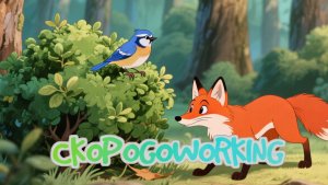 Детская скороговорка Про синицу и лисицу