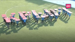 Флешмоб в Самаре по случаю годовщины воссоединения Крыма с Россией