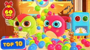 Совенок Хоп Хоп - 10 ЛУЧШИХ СЕРИЙ Веселые мультики для малышей  Сборник