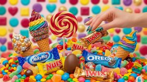 🌈 Огромная Упаковка со сладкими Игрушками Шоколадные Сюрпризы Самый вкусный ASMR 2026 Хруст Релакс