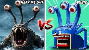 Лего Новое «Выслушай меня» — морской монстр против морских обитателей ShinSonic в Garry's Mod