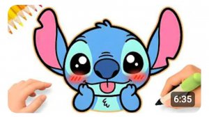 КАК ПРОСТО НАРИСОВАТЬ ВЕСЕЛОГО СТИЧА 😊