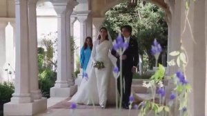 На свадьбе королевы Рании и старшего сына короля Абдаллы II, наследного принца Аль-Хусейна.