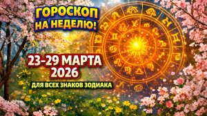 Гороскоп на неделю 23–29 марта 2026 для всех знаков Зодиака