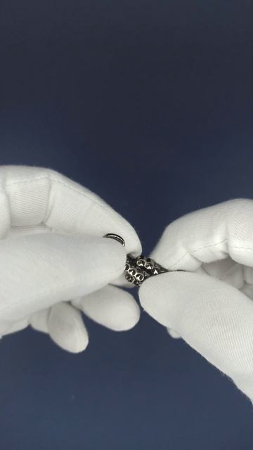 Украшение крючок темный никель, Артикул 03173