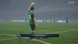 Fifa 2016 Краснодар ЦСКА полуфинал ! Смолов лучший игрок!