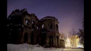 Ночные таймлапсы Ориона в Ропше, Гостилицы, Забородье, Яльгелево и в деревне Глядино.