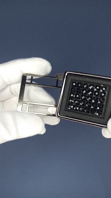 Украшение на прокол квадрат черный, Артикул 02349