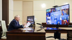 Владимир Путин совещание с членами Правительства, Московская область, Ново-Огарёво, 18 марта 2026