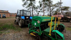 Степаныч открывает сезон! Первый выезд на сев овса!