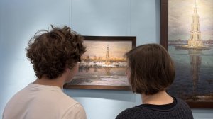 Открытие выставки «Волжская провинция». Художник Михаил Стоячко