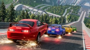 BeamNG Drive - Эпичные высокоскоростные прыжки на автомобиле