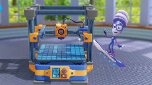 Фиксики — Машина будущего 🏛️⚙️ Музей истории 3D-принтера! Весёлая игра для детей