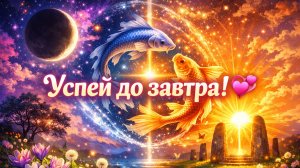 Успей до завтра!) 💞