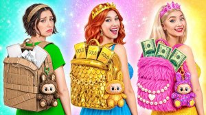 Бедная vs Богатая vs Ультра Богатая Девушка в Школе  Пранки