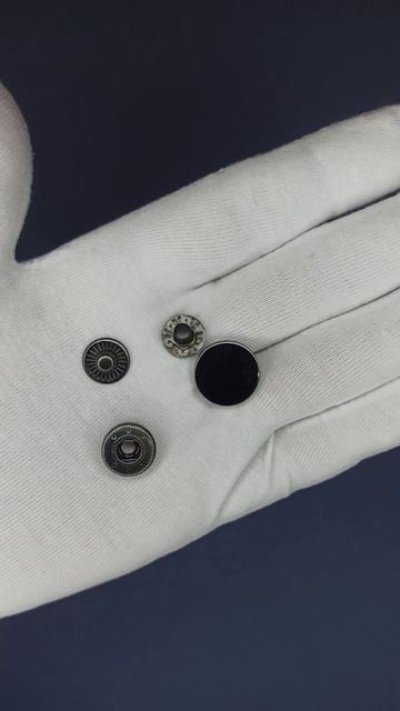 Кнопка темный никель 1,5 см, Артикул 03880