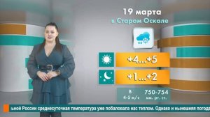Погода в Старом Осколе на 19 марта