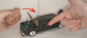 долгожданный газ 14 из пластилина