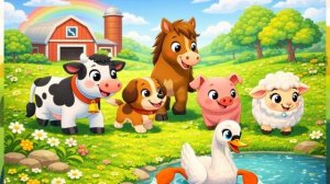 Животные и их звуки 🐶🐱🐦 | Учим звуки животных для детей