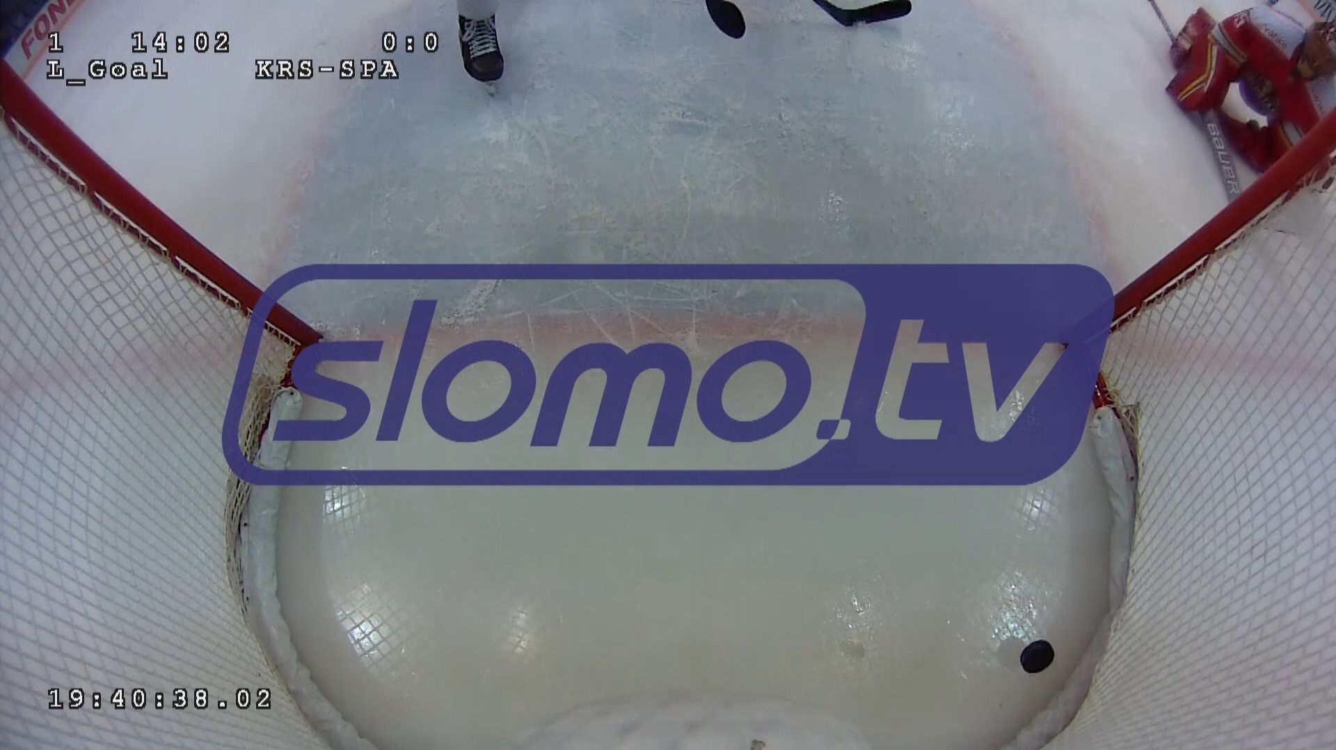 Удар шайбы по вворотной камере mini-II-GoalNetCam | Система Видеогол для хоккея