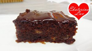 ВКУСНЕЙШИЙ БРАУНИ С БАНАНОМ! Простой, быстрый, сочный и нежный шоколадный пирог! Brownie with banana