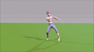 Танец в стиле свинг 3Д анимация