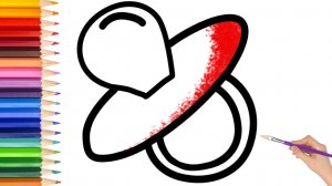 мультик для детей-Как нарисовать СОСКУ для детей/Рисование ПУСТЫШКИ для детей