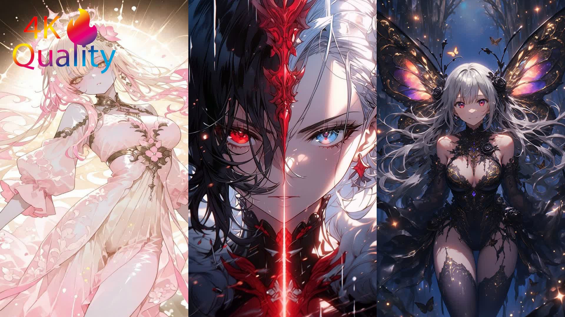 Подборка аниме-эдитов  Красивые грустные и боевые сцены 16