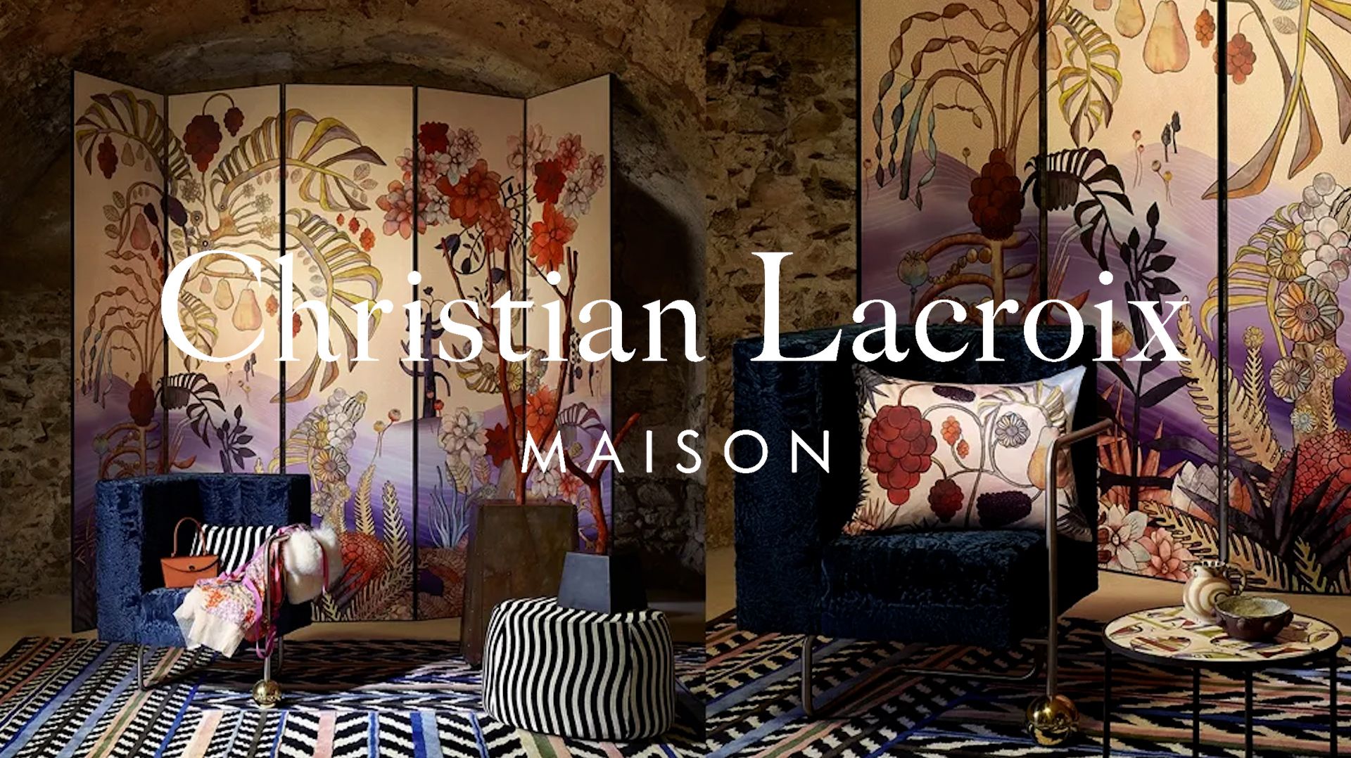 Коллекция Christian Lacroix 2025 - Casa Can Can/ Ткани, обои, аксессуары для дома.