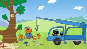 Три Кота — Мультфильм для Детей | Большая стройка | Три Кота Мультик Смотреть | Развивающая Игра