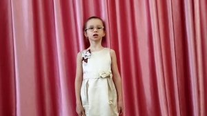 Городской конкурс: "Войну видали лишь в кино". Читает Конопля Мирослава, 6 лет.