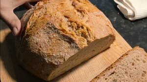 Испекла Хлеб. Подарили тапенер. Поменяли кран в ванной и немного рассады.