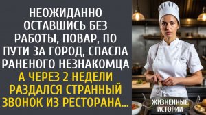 истории из жизни Неожиданно оставшись без работы, повар, по пути за город, спасла незнакомца…