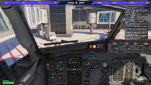 CSS 737-500, MSFS2024, Vatsim, UTA005, Nizhny Novgorod(UWGG) - Perm(USPP)