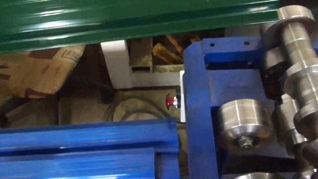 Станок для производства  евроштакетника. 3 профиля на одном станке.